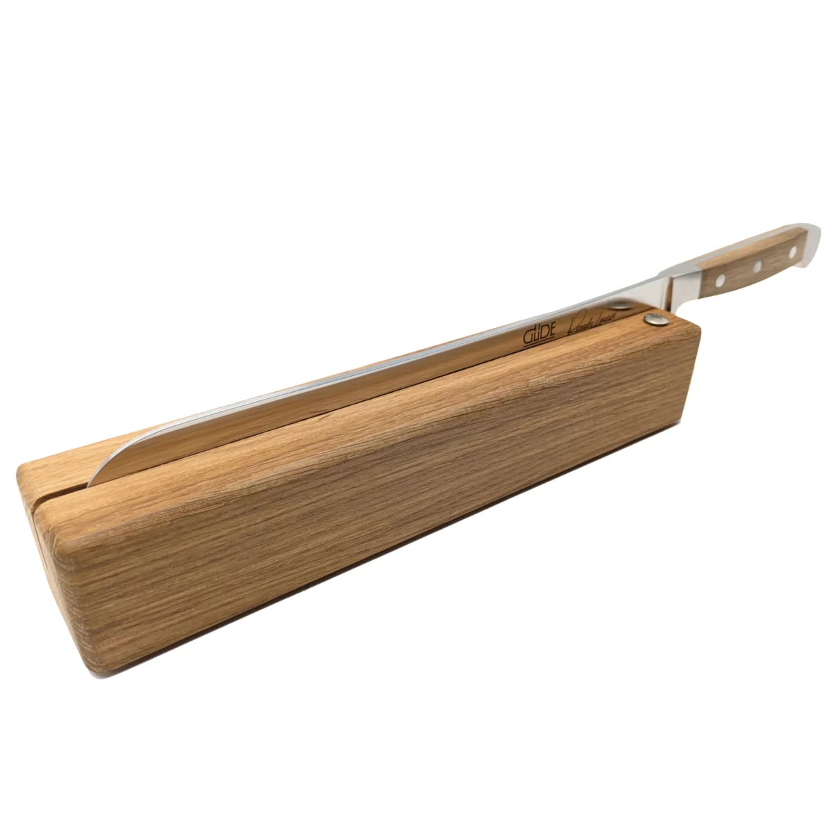 E001/32 - Tammipuusta valmistettu veitsiteline Güde leipäveitsille Franz Güde tai The Knife (Veitsi) - Image 6